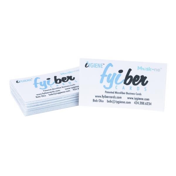 FYIber&trade; Antimicrobial Microfiber Business Cards - Business