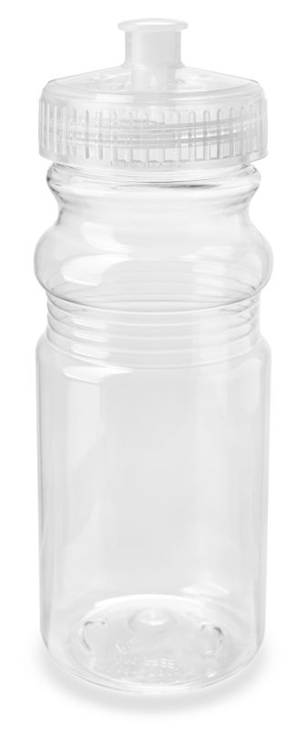 20 Oz Translucent Sports Water Bottles - Clear - Sports Bottle