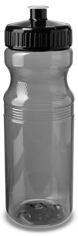 24 Oz Translucent Sports Water Bottles - Trans Smoke - Sports Bike Bottle