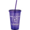 Purple Tumbler - 16 oz. - Iced Coffee