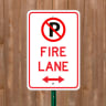 Fire Lane - Custom Parking Signs
