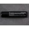 Black Lip Balm Tube with Full Imprint Colors - Ingredients Label - Lip