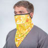 Yellow Puzzle - Face Masks,neck Gaiters, Face Covering, Ice Silk, Ear Hearing Ice Silk, Fae Covering Neck Gaiters, 