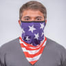 American Flag - Face Masks,neck Gaiters, Face Covering, Ice Silk, Ear Hearing Ice Silk, Fae Covering Neck Gaiters, 