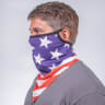 American Flag - Face Masks,neck Gaiters, Face Covering, Ice Silk, Ear Hearing Ice Silk, Fae Covering Neck Gaiters, 