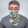 Camo Green - Face Masks,neck Gaiters, Face Covering, Ice Silk, Ear Hearing Ice Silk, Fae Covering Neck Gaiters, 