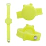 08 Adjustable Hand Sanitizer Dispenser Silicone Wristbands_Trans Yellow - 