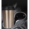 17 Oz. Custom Printed Travel Coffee Tumblers With Handle - Stainless Steel