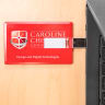 Custom Business Card Flip USB Flash Drives - Computer Accessories