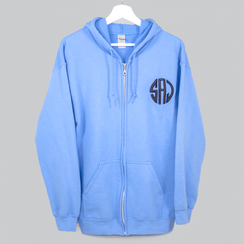 custom embroidered hoodies