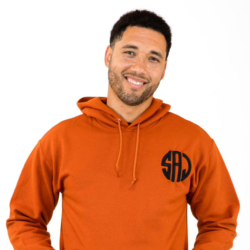 Custom Embroidered Unisex Pullover Hoodies Embroidered Apparels