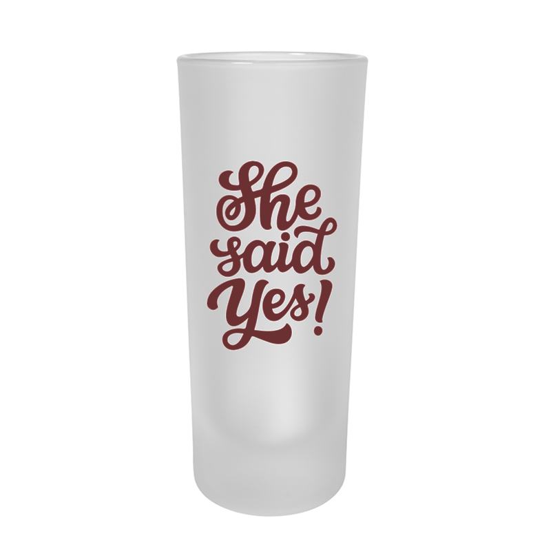 Custom Frosted Tall Shooter Glasses 2 Oz. Shot Glasses