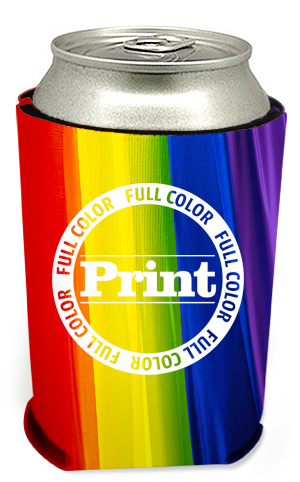 Full Color Slim Can Coolers Sublimation Can Cooler 12 oz Skinny Photo Printing Full Color Photo Sublimation Full Color Logo