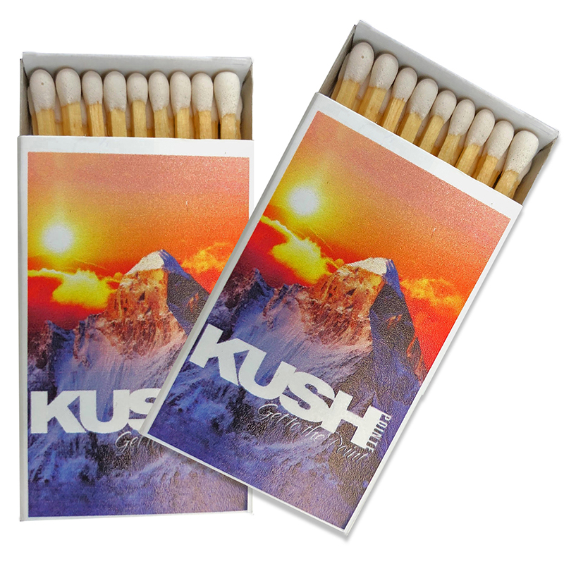 Full Color Matchboxes With 23 2Inch Matchsticks Custom Lighters