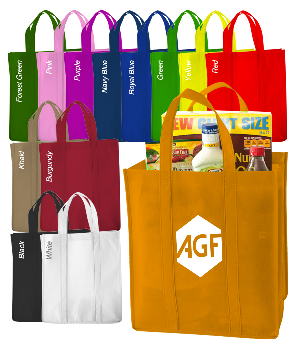 Small Grocery Tote Bags | Trade Show Totes - 24HourWristbands.Com