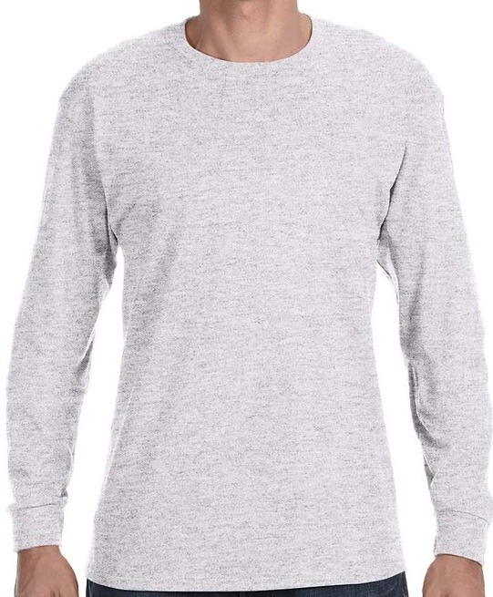 Youth Heavy Cotton Long-Sleeve T-Shirt - 5.3 Oz, Double-Stitched, Comfort Fit For Everyday Wear
