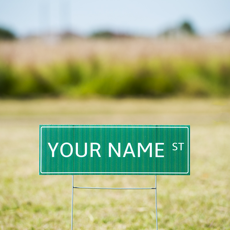 Wire Stands Custom Yard Signs