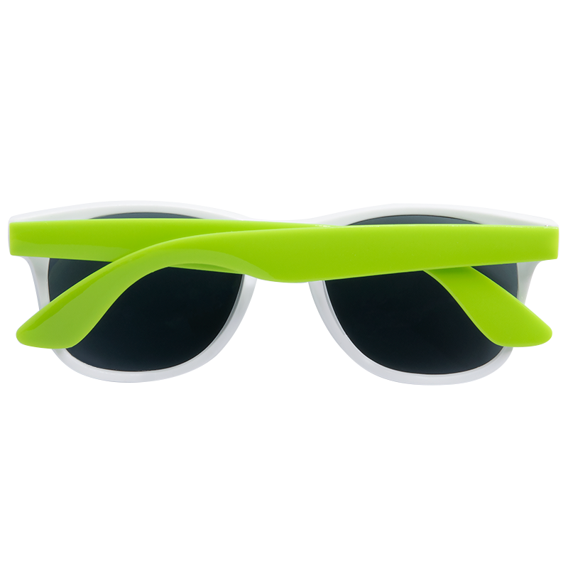 Custom White Frame Plastic Sunglasses Sunglasses