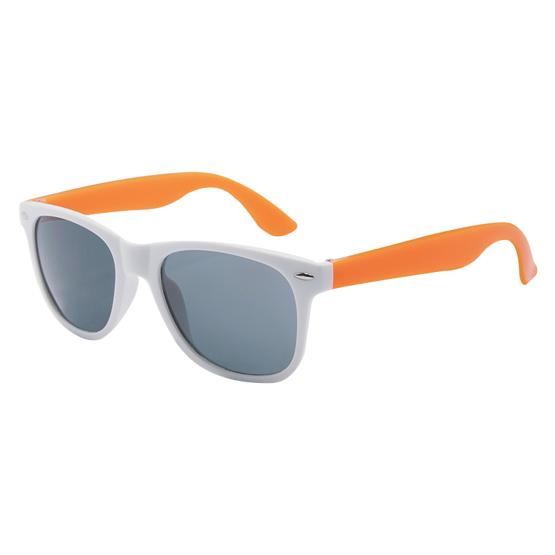 Custom White Frame Plastic Sunglasses Sunglasses