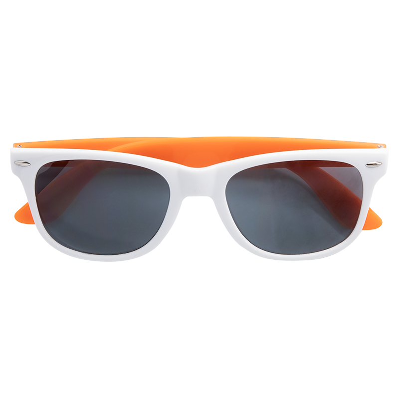 Custom White Frame Plastic Sunglasses Sunglasses