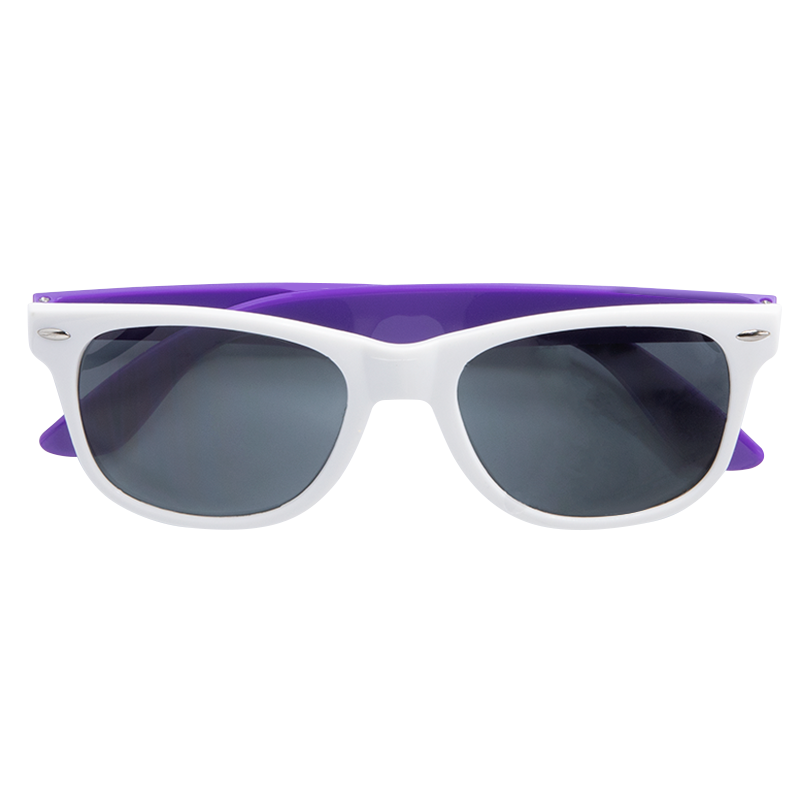 Custom White Frame Plastic Sunglasses Sunglasses