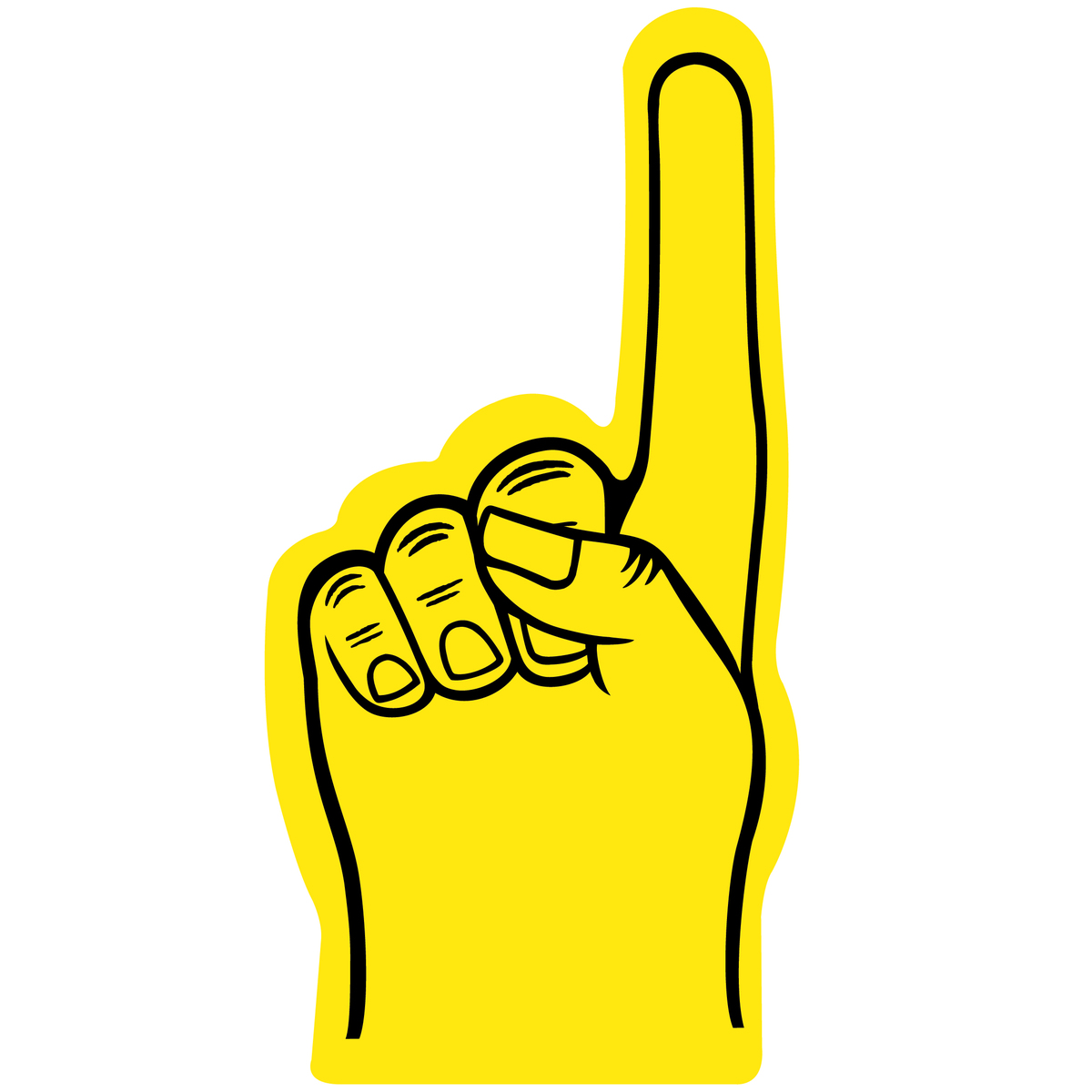 Mini Foam Hand 3" Sports Foam Hands