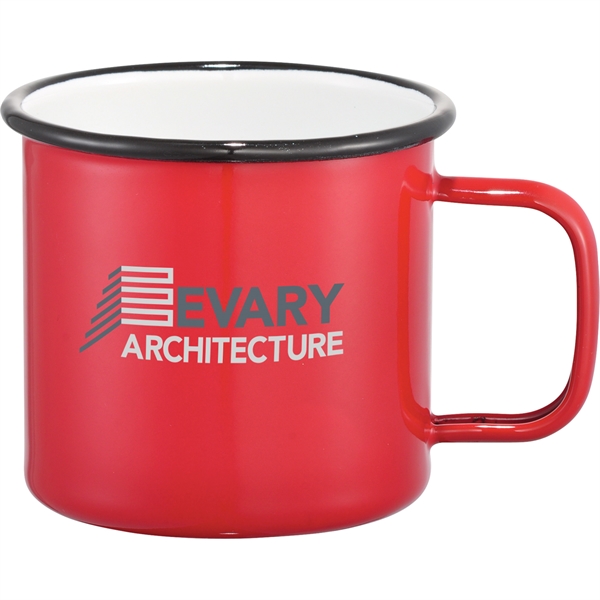 Custom 16 Oz Enamel Metal Mugs Enamel Mugs