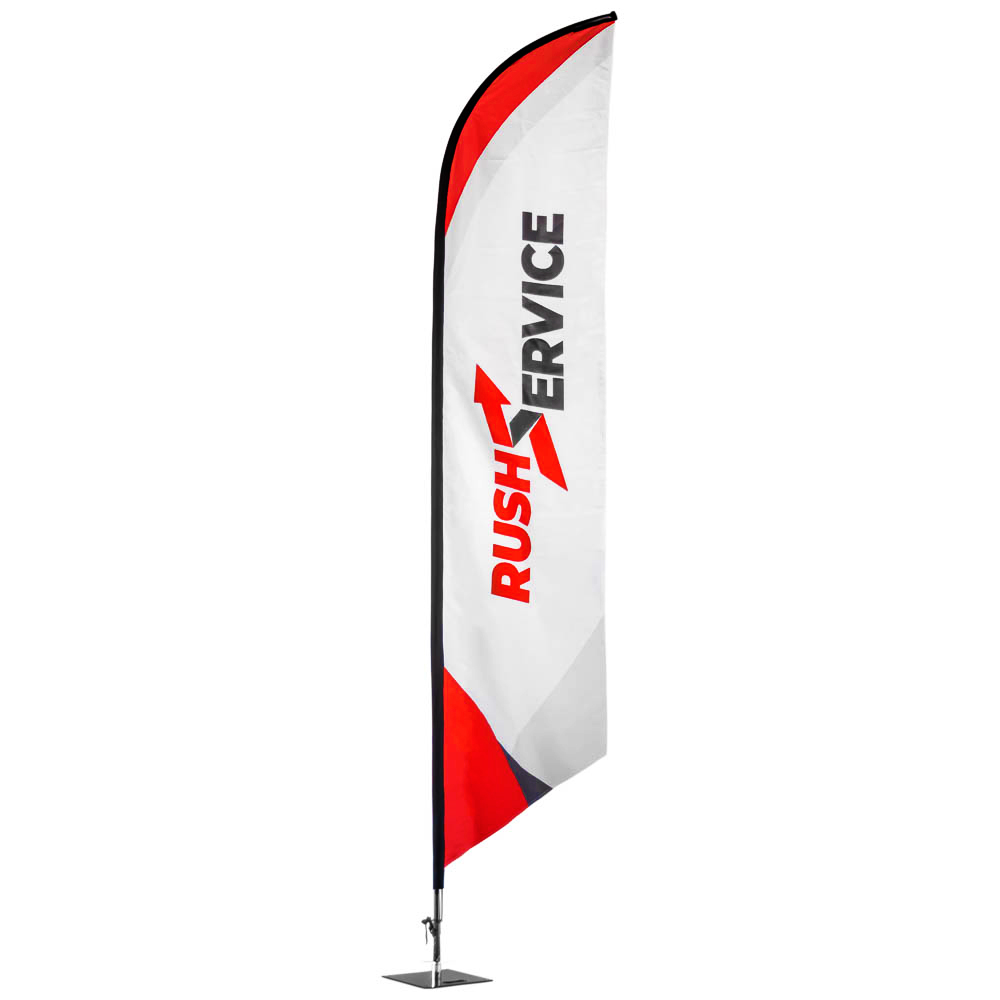 Custom 14' X 3' Large Feather Flags Custom Flags