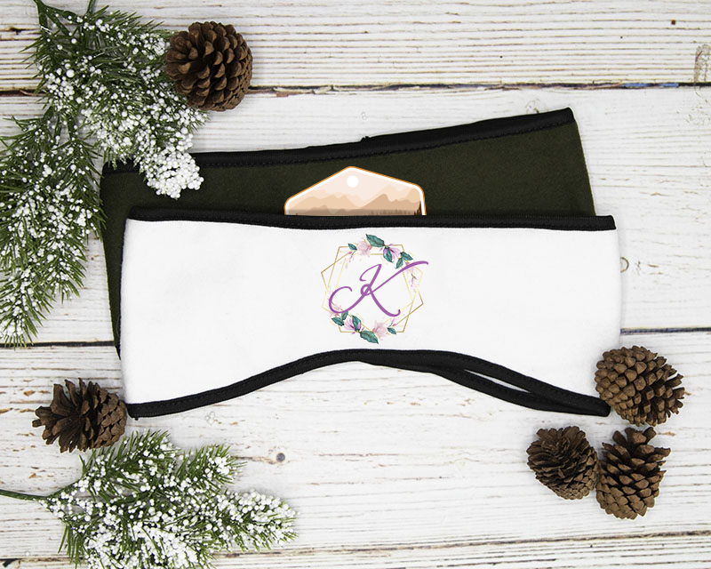 Custom Printed Fleece Ear Warmer Headbands Embroidered Hats & Beanies