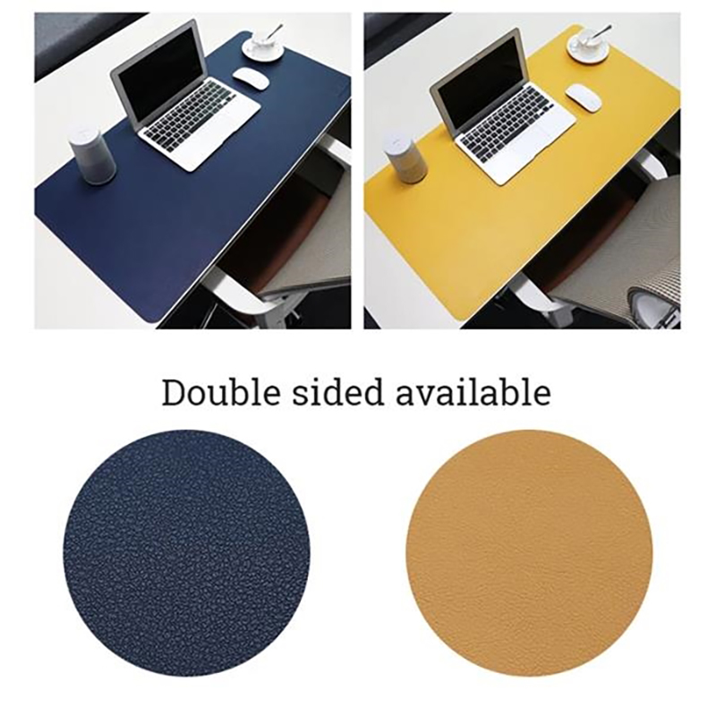 Custom PU Leather Desk Pad Desktop Mats Mouse Pads