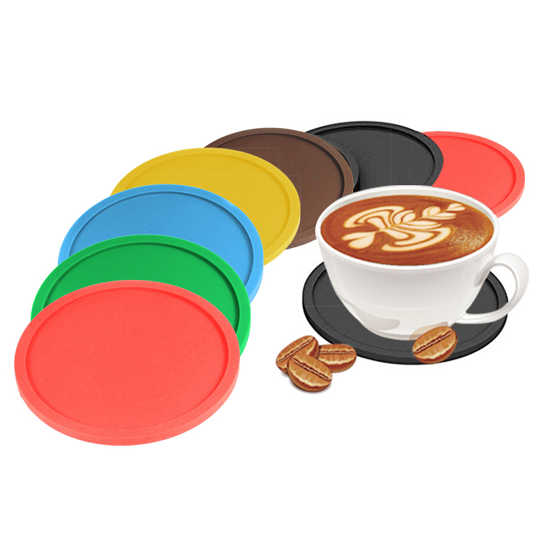 4 Inch Custom Silicone Drink Coasters Custom Coasters