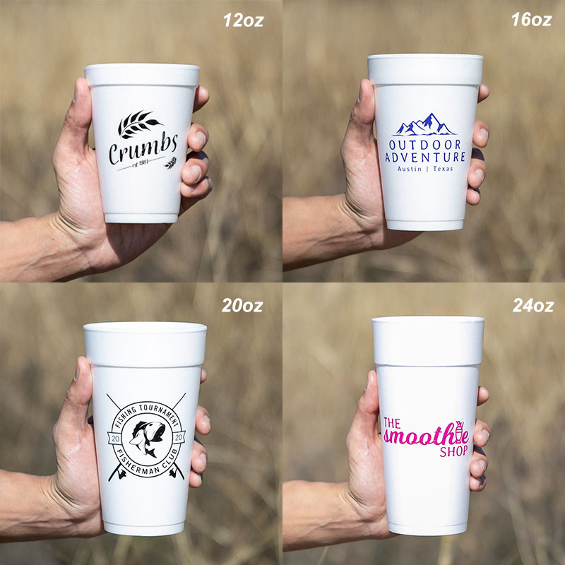 Custom 20 Oz Foam Cups Styrofoam Cups And Disposable Cups FaceOnIt Com