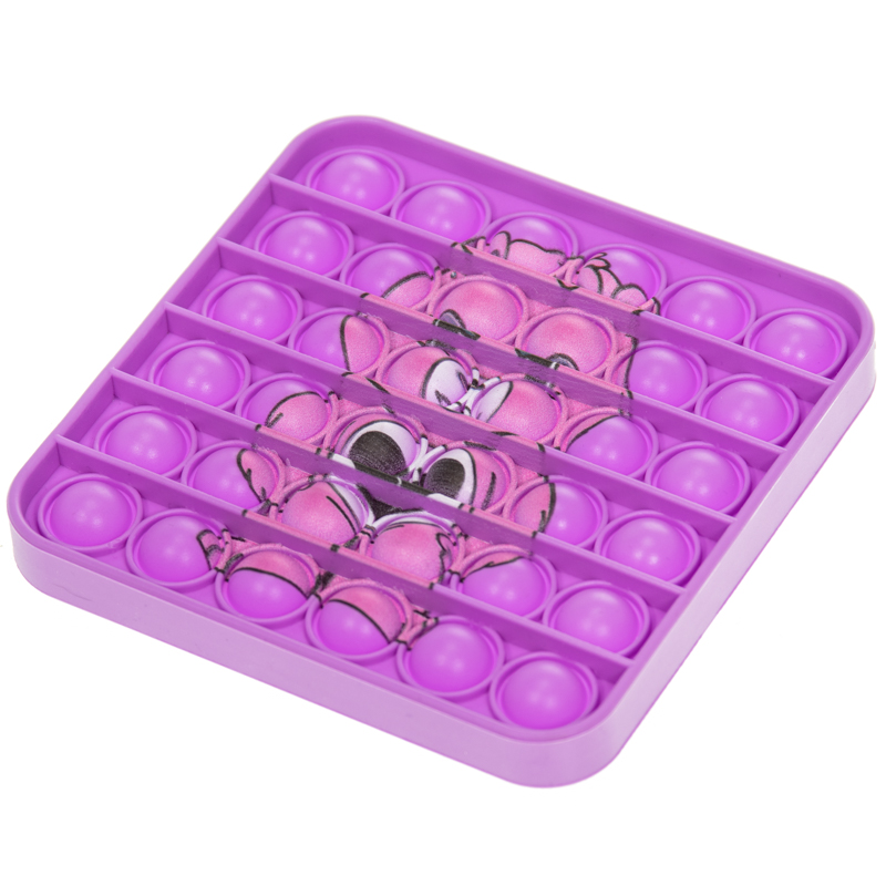 Custom Full Color Silicone Push Pop Bubble Fidget Toys | Push Pop ...